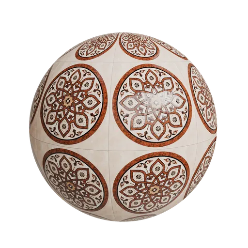 Persian Circular flooring tile