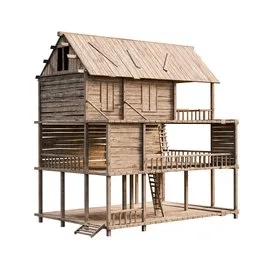 Three-Story Stilted Swamp Watchtower
