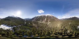 Mountain Valley Landscape Day