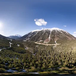 Mountain Valley Landscape Day
