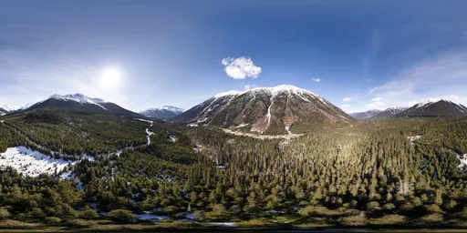 Mountain Valley Landscape Day