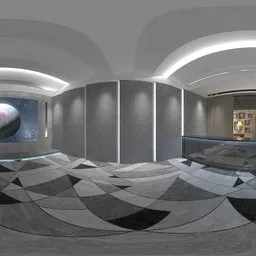 Gray Diffuse Carpet Room