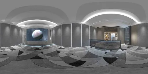 Gray Diffuse Carpet Room