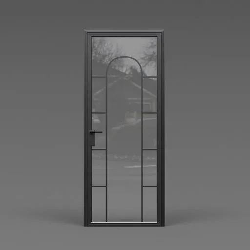 Glass door arc