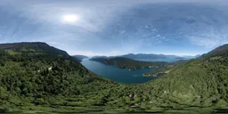 Sunny Day Green Mountains