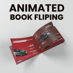 Book fliping animation