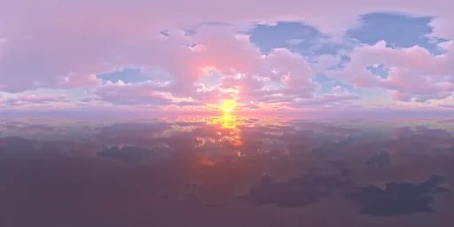 Infinite sky sunset