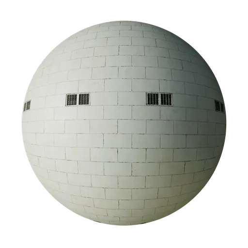 Painted Cinder Block Wall