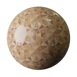 Wallpaper - Brown triangles geometry