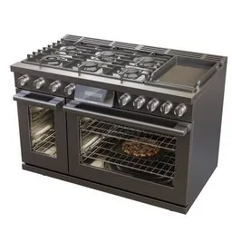 Bosch DualOven Steel Gas Range