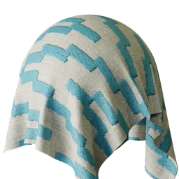Geometric Duckegg Embroidery