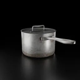 Low Poly Cooking Pot