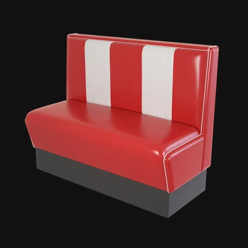 Retro Diner Bench