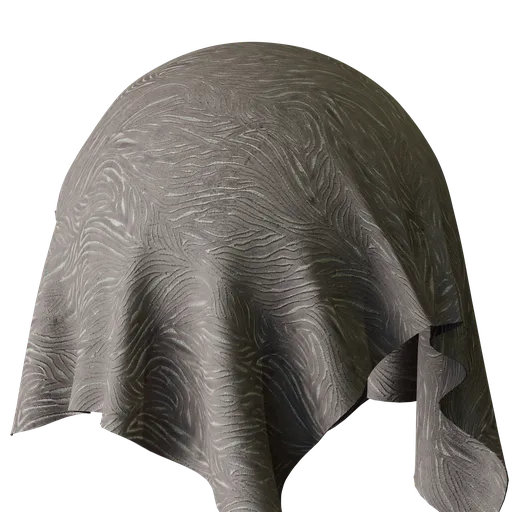 Ornamental Grey Velvet