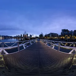 Bridge DT Vancouver Cloudy Sunrise