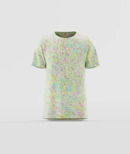 Pastel Speckled Abstract T-Shirt