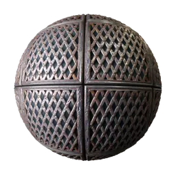 2K PBR scratched metal steel panels texture for Blender 3D with displacement, ideal for sci-fi modeling.