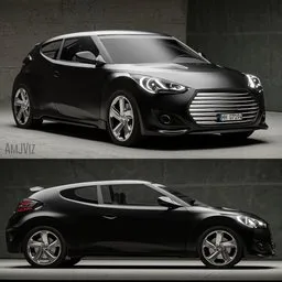 Hyundai veloster sport car