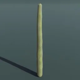 Detailed 3D model of a tall Saguaro cactus, suitable for architectural visualization and gaming, rendered in Blender.
