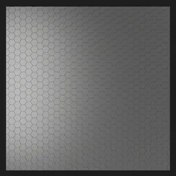 Hexagonal Pattern Metal Floor