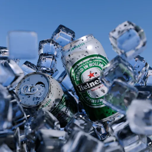 Photorealistic Heineken Can