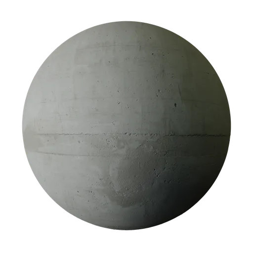 Smooth Gray Cast Concrete