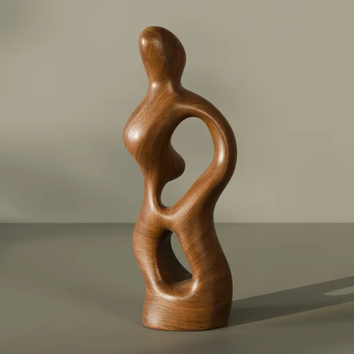 Carved Wood Figure Sculpture