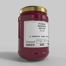 Pickled Beetroot Relish Jar