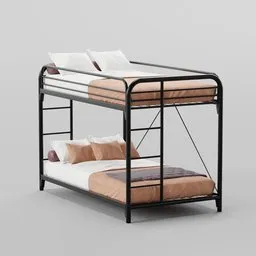 Iron bunk beds