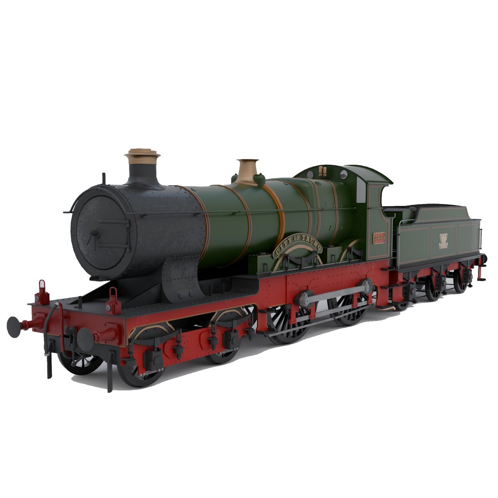 GWR 3700 Class 3440 | FREE Railed vehicles models | Blendkit