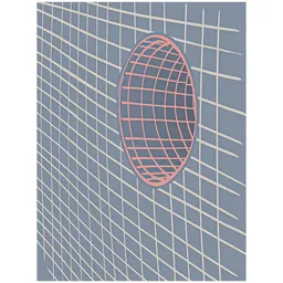 Wireframe Grid & Bubble Carpet