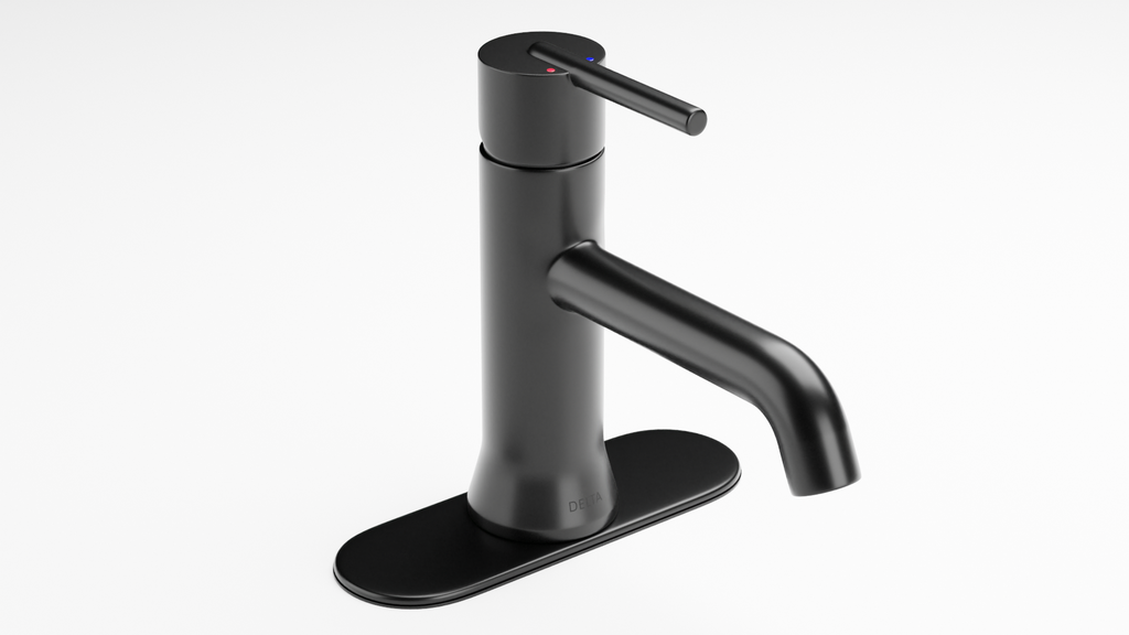 Delta Trinsic Faucet with Plate FREE Bathroom Faucets models BlenderKit