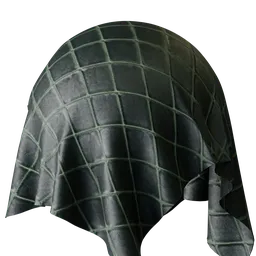 Geometric Green Velvet