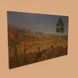 Lonely Tree Painting