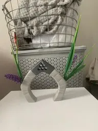 "Stone" arch bud vase