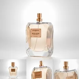 Elegant bottle perfume