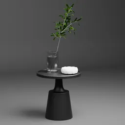 Minimal Side Table Decor