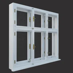 Double casement window from 1890