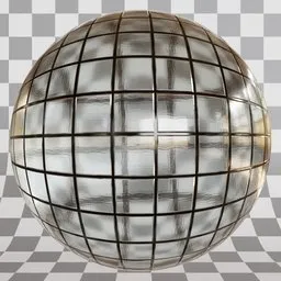 Mosaic wavy window Glass procedural