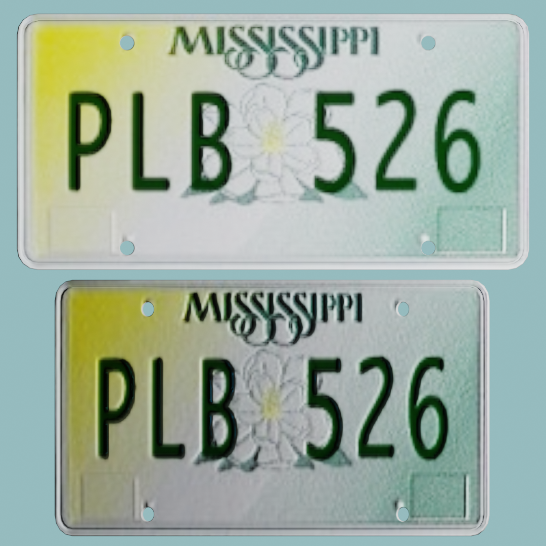 Mississippi Licence Plate PL | FREE 3D Vehicle Parts Models | BlenderKit