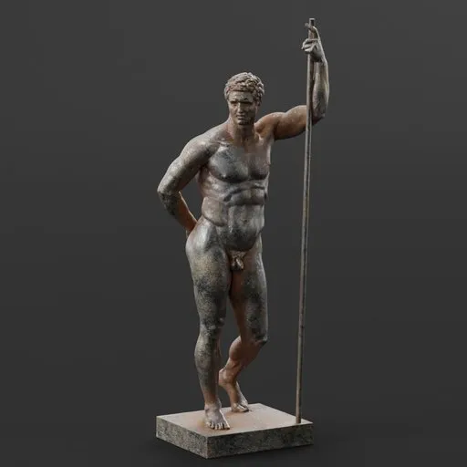 statue of Iron Pergamene prince hollow