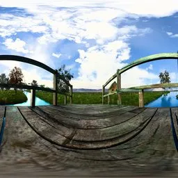 Wooden Bridge Countryside