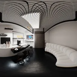 Modern Minimal Café Interior