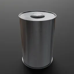 Round Oil Can