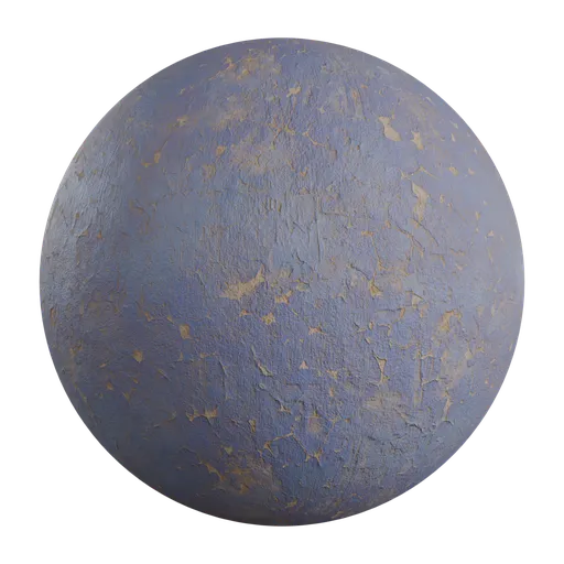 Blue Painted Concrete