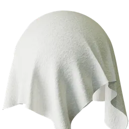 Plain White Chenille