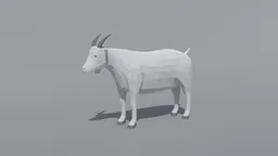 Low Poly Goat