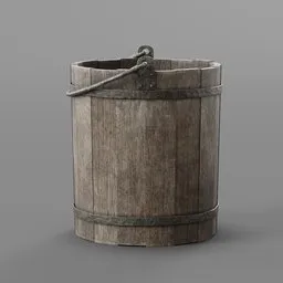 Wooden bucket