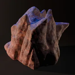 Stylized cliff