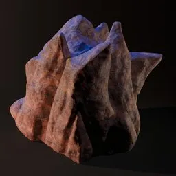 Stylized cliff